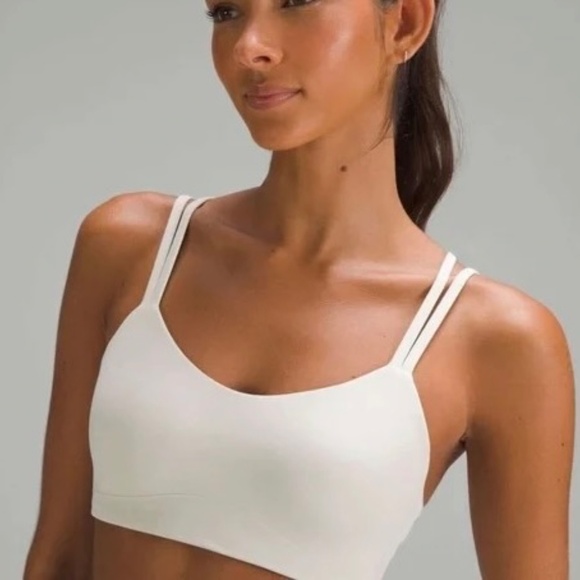 Lululemon Like a Cloud Bra B/C Adjustable Strap Seamless Bra - Bone Size 8 - Picture 3 of 10